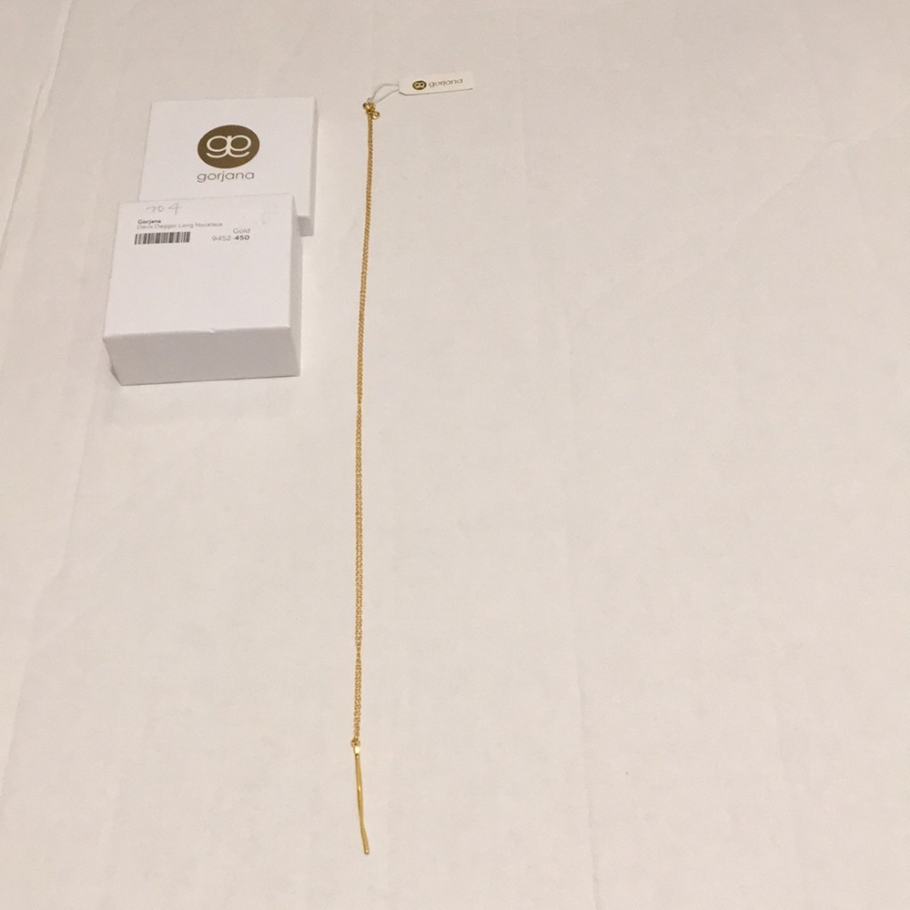 Gorjana Davis dagger long necklace.